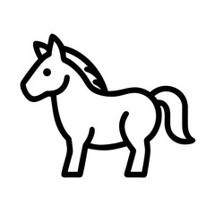 Fototapeta premium horse/pony icon