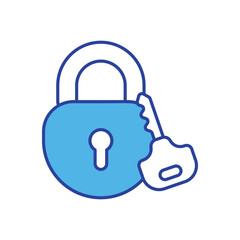 Password Recovery icon vector stock illustration