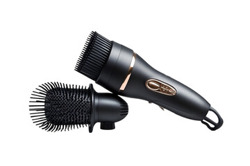 Black hair styling tools hairdryer brush set