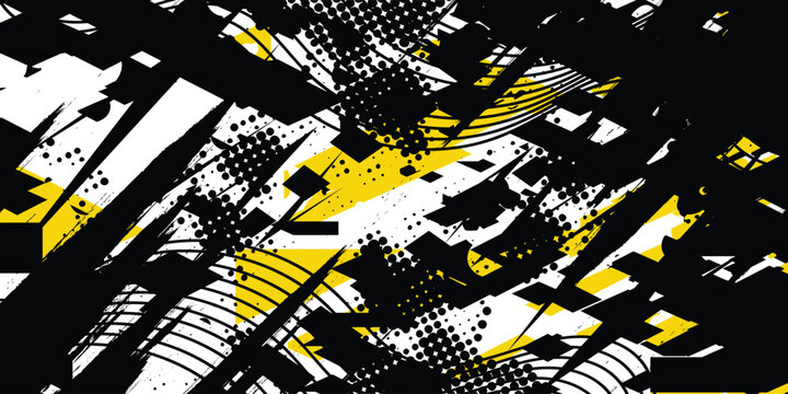 Abstract racing background with bursh vector effect
