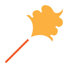 Cotton Candy Vector Glyph Two Colors Icon Design