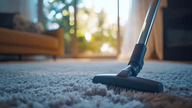 Carpet cleaning vacuum cleaner home cleaning tips and tricks for a spotless home interior - Powered by Adobe