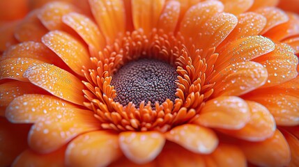 A close-up of a vibrant orange marigold flower with its layered petals and rich color, a popular bloom known for its beauty and resilience