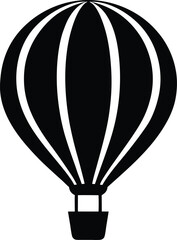 Obraz premium hot air balloon icon vector illustration