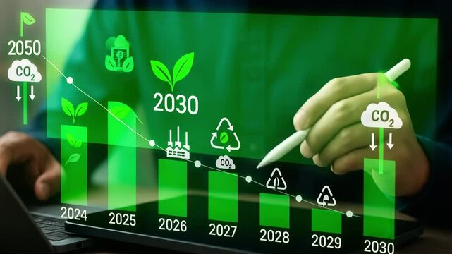 Carbon Emission Reduction Targets &mdash; Interactive Business Analysis with Sustainability Graph