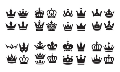 Crown vector collection