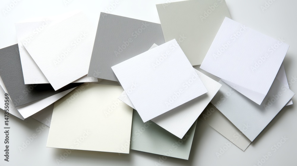 Poster a mix of vintage and modern polaroid-style frames is scattered on a white surface, with blank spaces