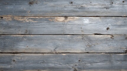 Obraz premium Weathered gray wooden surface reveals rich natural grain patterns, creating a rustic charm ideal for vintage or textured design projects in various settings