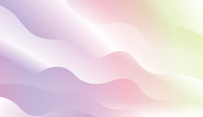 Modern Waves. Futuristic Technology Style Background. Design For Your Header Page, Ad, Poster, Banner. Vector Illustration with Color Gradient.