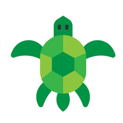 Turtle Vector Flat Icon Design