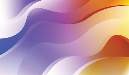 Futuristic Color Design Geometric Wave Shape. For Template Cell Phone Backgrounds. Vector Illustration with Color Gradient.