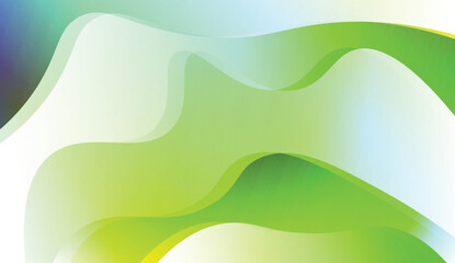 Template Abstract Background With Curves Lines. Design For Cover Page, Poster, Banner Of Websites. Vector Illustration with Color Gradient.