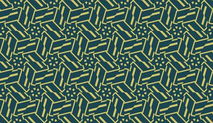 Elegant background with polygonal line. Triangular style. Vector illustration.