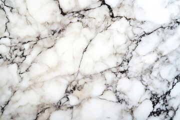 Elegant white marble surface with veining