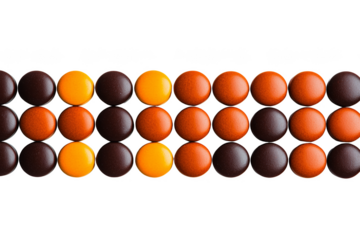 Colorful candy arrangement studio setting food photography vibrant environment top-down view sweet treat concept for seo impact