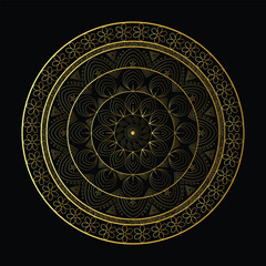 Decorative background with an elegant mandala design