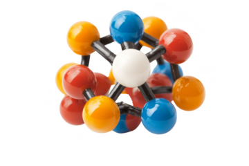 Chemical structure model laboratory educational tool scientific environment close-up view understanding molecular composition for students