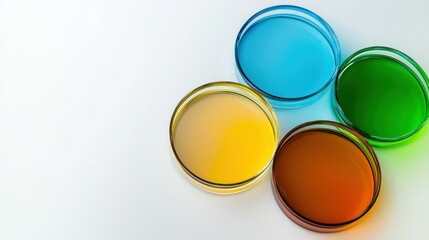 Tinted glass isolated on white background