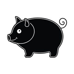 piggy bank vector illustration
