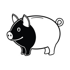 piggy bank vector illustration