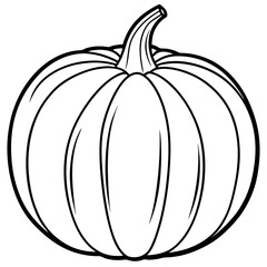 Stylized Pumpkin Vector Illustration