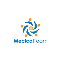 Medical Team Logo Vector Simple