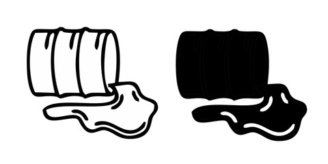 Oil Spill icon. Simple element from global warming collection