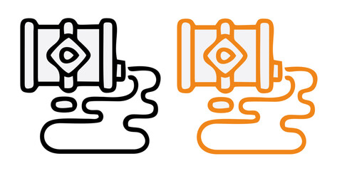 Oil Spill icon. Simple element from global warming collection