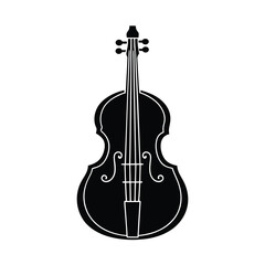 Fototapeta premium outline of a classical cello line art vector