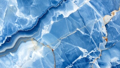 Fototapeta premium Natural Blue Marble Texture Background