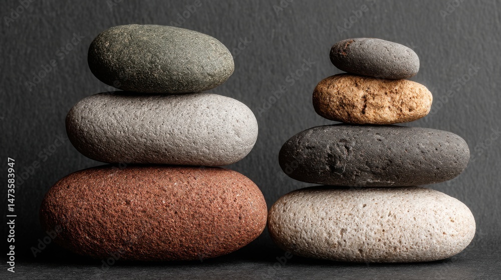 Poster conceptual image of balance inputs icon illustrating alignment of workload across roles for better t