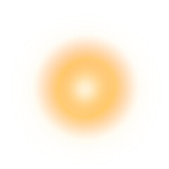 artificial soft light effect isolated on transparent background