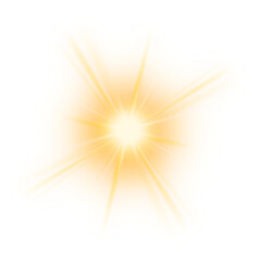 Focused Lamp Light Beam