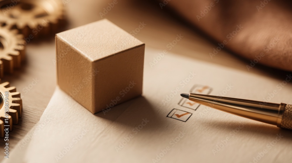 Poster icon concept representing the rhythm of build execution to maintain consistent delivery in project m