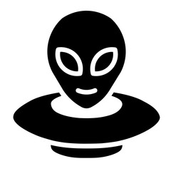 Alien icon design 
