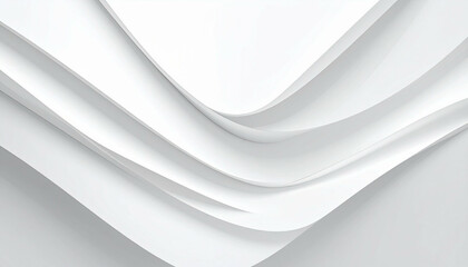 White abstract wave