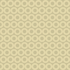 Seamless abstract geometric background. Circles shape with earth tone color seamless pattern background for decoration. 