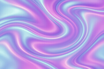 Fluid iridescent silk texture background abstract colorful swirl design glowing artistic trendy pastel luxurious decorative vibrant elegant aesthetic waves