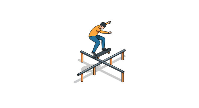 Isometric parallel bars with gray metal bars and tan wooden legs