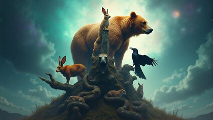 Gathering of the Forest Spirits
