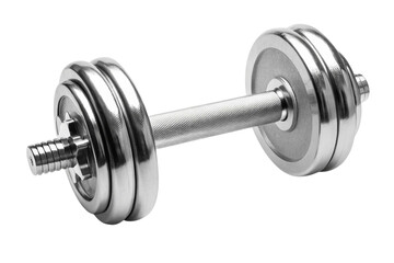 Fototapeta premium dumbbell isolated on white background