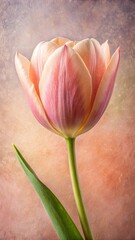 Fototapeta premium bouquet of pink tulips