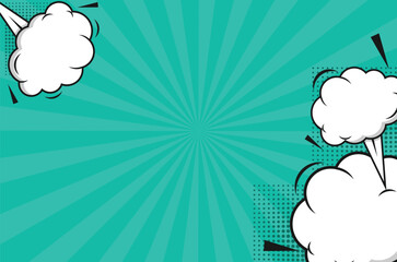 Comic book background with bold retro style