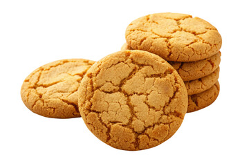 chocolate chip cookies isolated