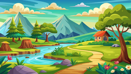 A simple nature landscape