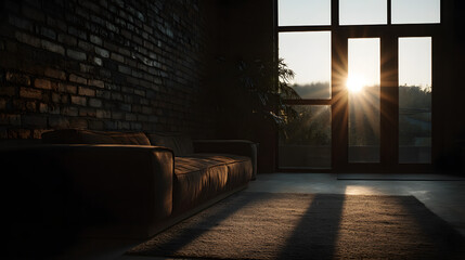 Fototapeta premium minimalistic living room