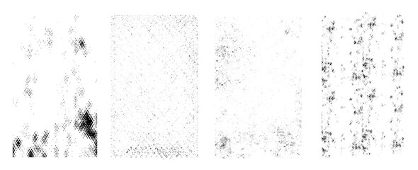 Grunge Urban Backgrounds set.Texture Vector.Dust Overlay Distress Grain ,Simply Place illustration over any Object to Create grungy Effect .abstract,splattered, texture for your design. vector