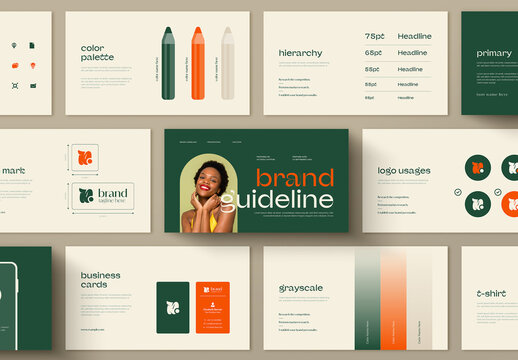 Modern And Clean Brand Guidelines Design Layout