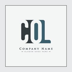 COL Vector Logo Template - Creative Icon for Initial Letters C, O and L