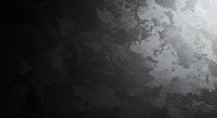 Dark textured wall subtly illuminated by soft light. AI Generated